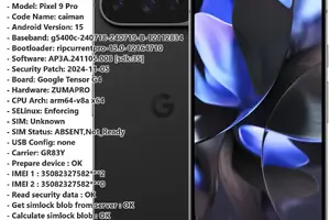 Google Pixel 9 Pro — GR83Y ქსელის განბლოკვა