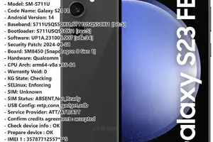 Samsung Galaxy S23 FE (SM-S711U) — MCK/EFS Reset