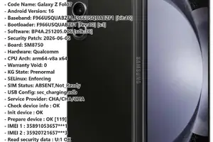 Galaxy Z Fold7 (SM-F966U) — CHA ქსელის განბლოკვა