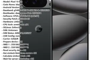 Google Pixel 10 Pro (blazer) ქსელის განბლოკვა