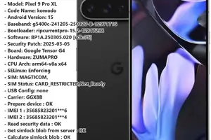 Google Pixel 9 Pro XL (komodo) ქსელის განბლოკვა