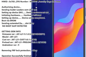 Honor 8A Prime (JAT-LX1) FRP წაშლა | Unlocker.Ge