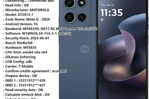 Motorola Moto G XT2613-1 ქსელის განბლოკვა