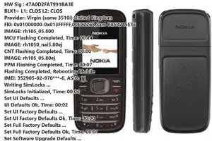 Nokia 1208 Firmware Update & Network Unlock