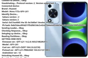 Huawei Nova Y72s (GFY-LX1) Huawei ID წაშლა | Unlocker.Ge