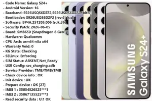 Samsung Galaxy S24+ (SM-S926U) ქსელის განბლოკვა