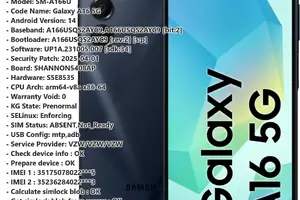 Samsung Galaxy A16 5G (SM-A166U) ქსელის განბლოკვა