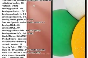 Samsung Galaxy A03 Core SM-A032F FRP წაშლა SPRD