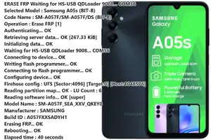 Samsung Galaxy A05s (SM-A057F) FRP წაშლა | Unlocker.Ge