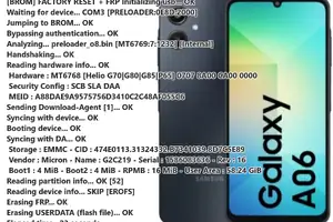 Samsung Galaxy A06 SM-A065F FRP წაშლა MTK