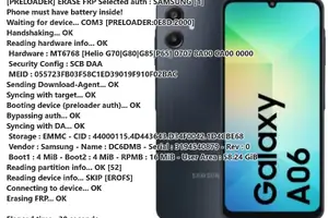 Samsung Galaxy A06 (SM-A065F) — FRP / Gmail ანგარიშის წაშლა