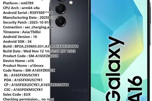 Samsung Galaxy A16 (SM-A165F) FRP წაშლა — Unlocker.Ge