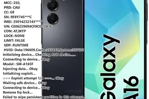 Samsung Galaxy A16 (SM-A165F) FRP წაშლა | Unlocker.Ge