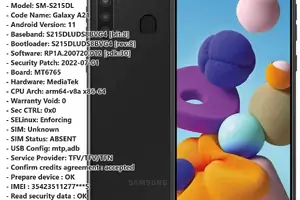 Samsung Galaxy A21 (SM-S215DL) — TFN ქსელის განბლოკვა