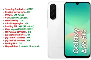 Samsung Galaxy A26 5G (SM-A266B) FRP წაშლა | Unlocker.Ge