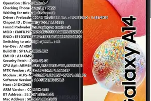 Samsung Galaxy A14 5G SM-A146U — AT&T ქსელის განბლოკვა