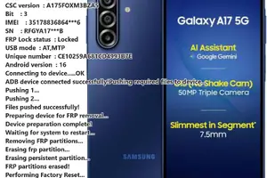 Samsung Galaxy A17 (SM-A175F) FRP წაშლა | Unlocker.Ge