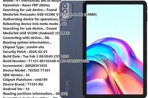 TECNO T1101 FRP/Gmail წაშლა — Unlocker.Ge