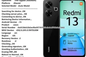 Xiaomi Redmi 13 4G FRP/Gmail წაშლა | Unlocker.Ge