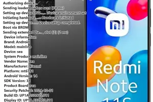 Redmi Note 11S (sea) — FRP წაშლა Android 14